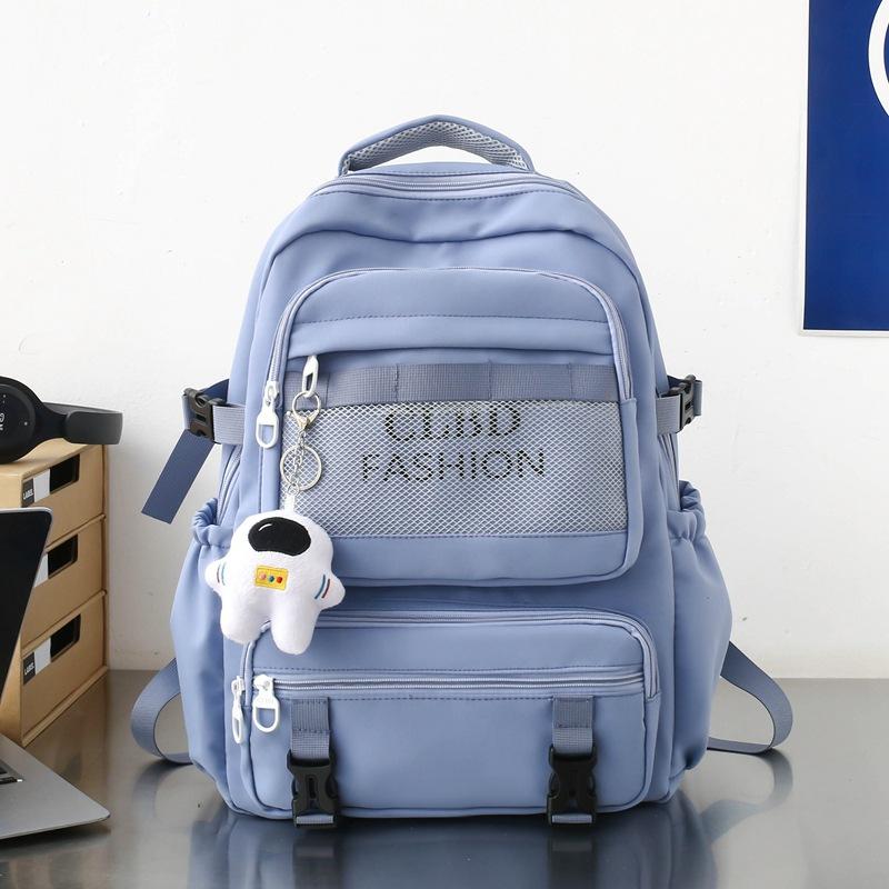 School bag for female junior high school students New large-capacity student backpack High school student backpack High value delivery