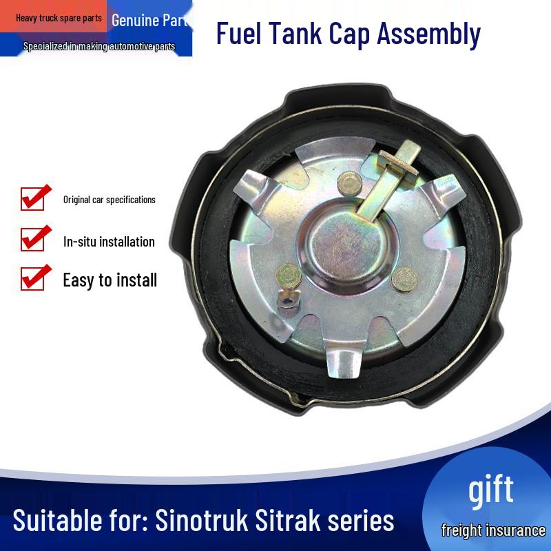 Compatible Fuel Tank Cap for Sinotruk Shandeka, Howo T5G, and Howo TX with Lock