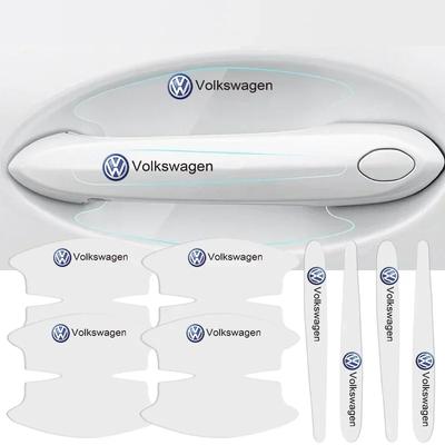 Volkswagen VW 8vnt Automobilio Durų Rankenėlių Lipdukai Skaidri Apsauginė Plėvelė Volkswagen GTI Passat Polo Magotan Golf R-Line Je