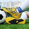Football Boots Are Lightweight To Wear / Take Off with Rotating Buttons/ Rubber Soft Soles They Are Also Training Shoes Artificial Turf Soccer Shoes