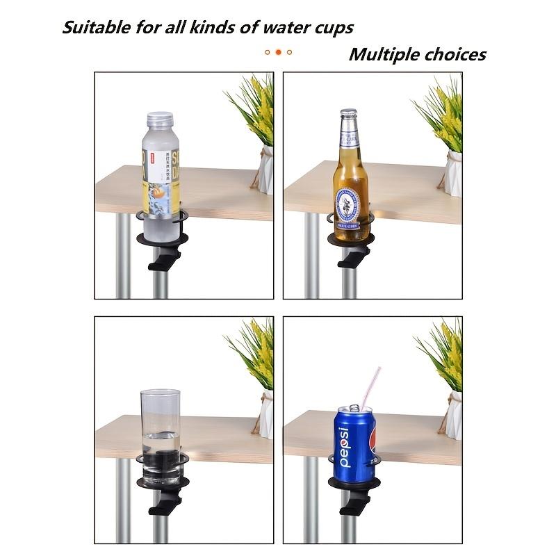 1 Peça Suporte para Caneca de Ferro sem Furo Borda da Mesa Rotação 360 Graus Suporte para Fones de Ouvido Suporte para Copo de Água