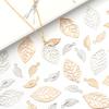 50pcs Iron Hollow Leaves Charm Vintage Leaves Charm DIy Jwelery Making Neckalce Bracelet Decoration Gold Rhodium Color Pendant