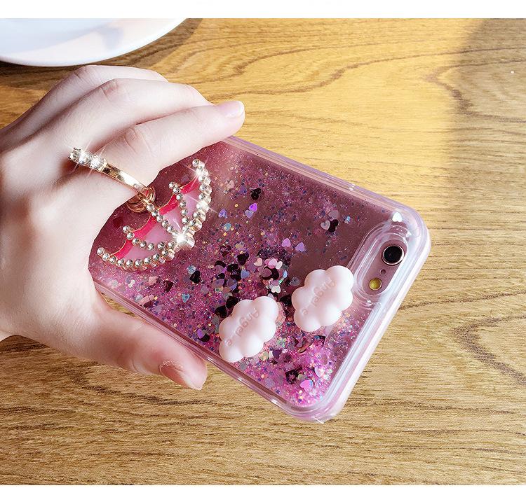 Compatible with Oppo: Quicksand Silicone Case for Reno, A11X, R17, F9, A93 - Fashionable and Protective.