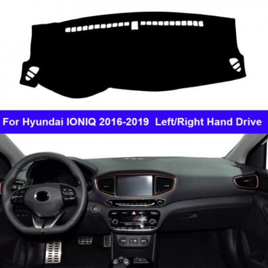 Car Inner Dashboard DashMat Cover Carpet For Hyundai IONIQ 2016 2017 2018