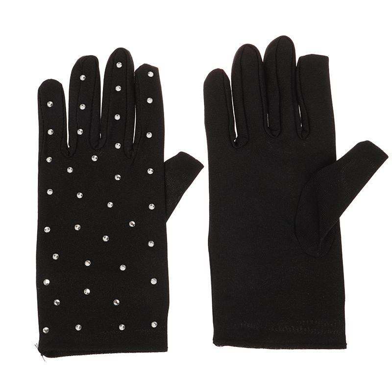 1 par skinnende kunstløphansker votter vaskbare hansker hurtigtørkende voksen skøyteoppvisning