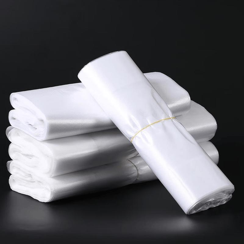 White Handle Plastic Packing Bags