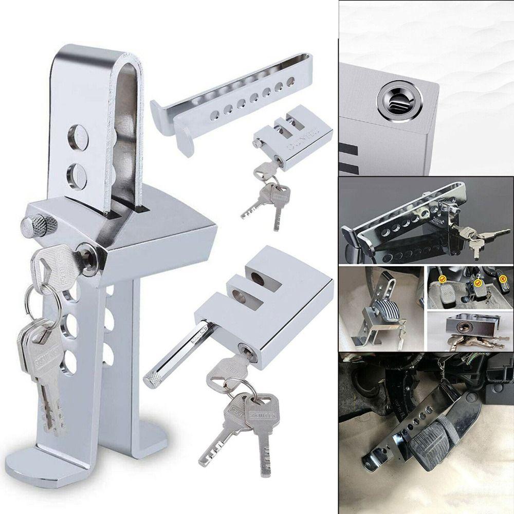 Security Security Anti-Theft Pedal Lock Auto Steering Wheel Brake Pedal Lock  Cars Truck Throttle
