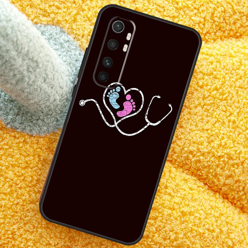 Cute Stethoscope Heart Case For Xiaomi 15 Ultra 14 13T 14T 15T 17 Pro Max  Cover For POCO X7 Pro X5 X6 F5 F6 F7 F8