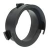 Coffee Powder Ring 51mm Aluminium Alloy Hands Free Dosing Funnel For Delonghi 9 Series 9335 9155 9355 9665 Black