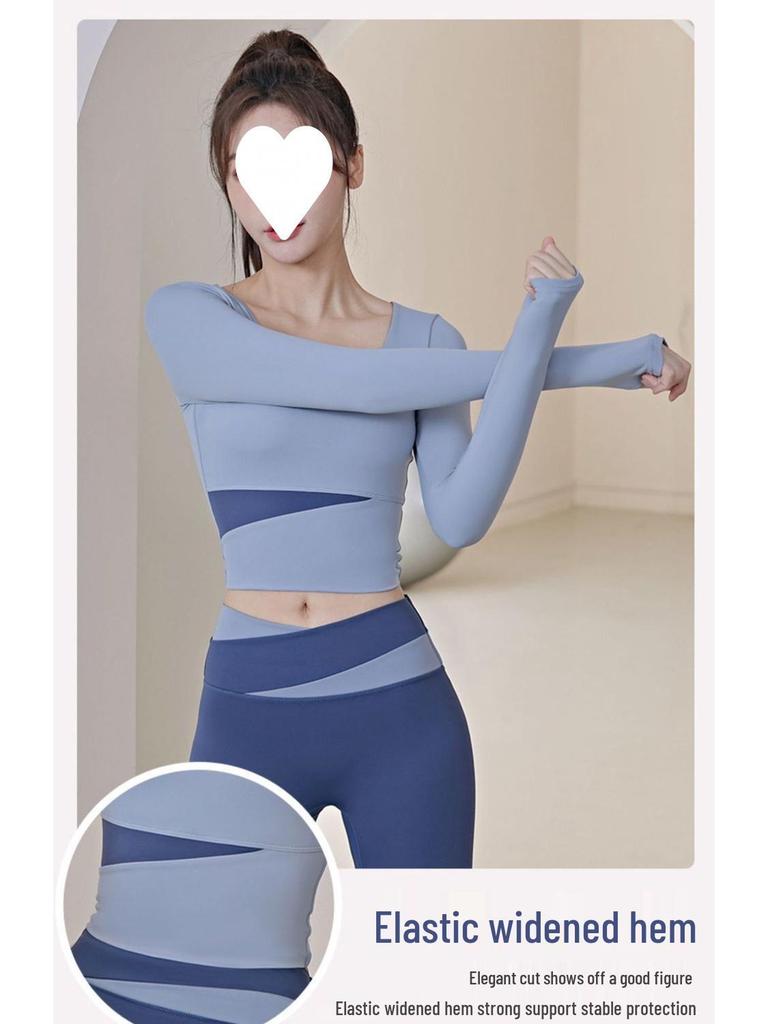 Completo da Yoga Donna Senza Cuciture – Asciugatura Rapida, Controllo Addominale, Pantaloni Lunghi per Corsa, Fitness Indoor e Danza