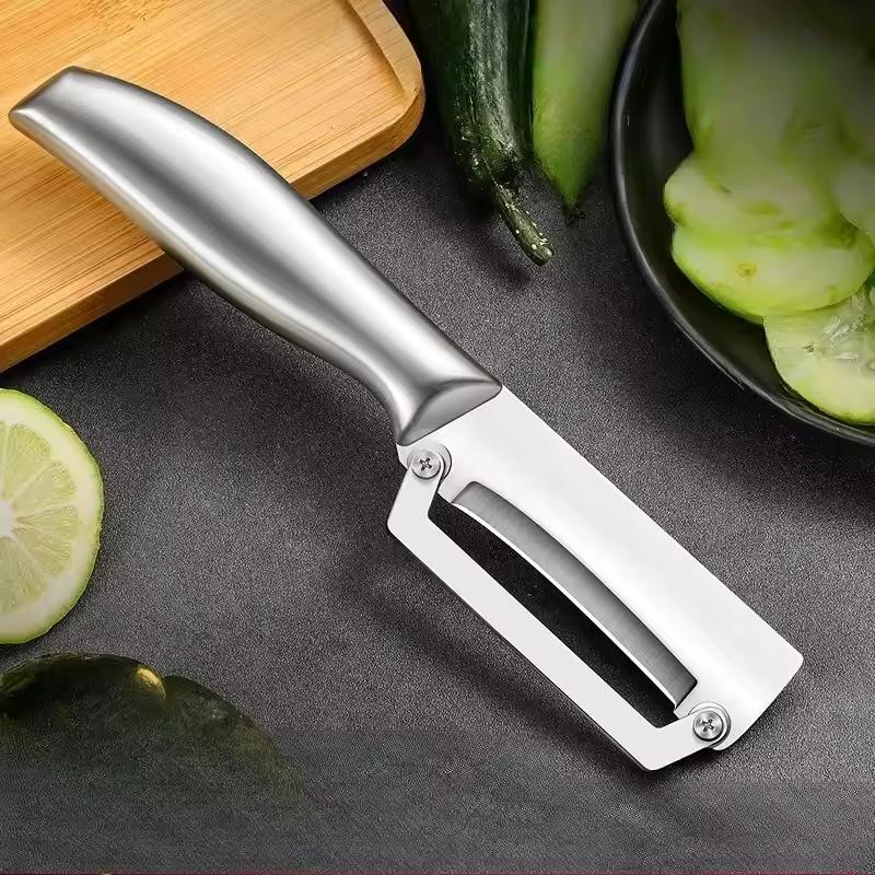 BEPAN Stainless Steel Vegetable Peeler Kitchen Melon Planer Double- Peeler Household Multiple-Function Fruit And Vegetable Peeler