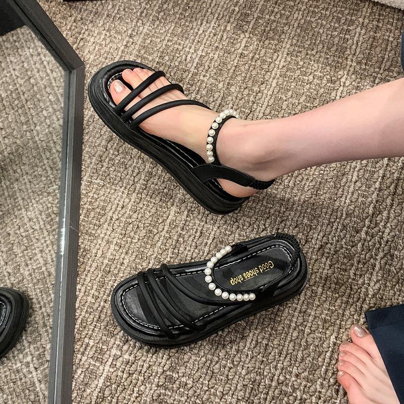 Slope Line Fashion Women's Evening Sandals