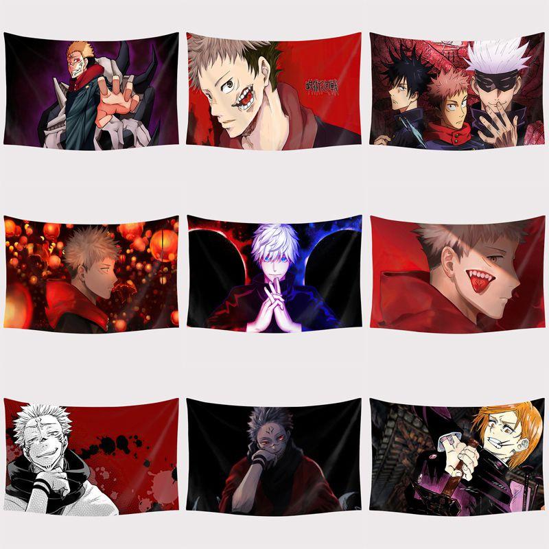 Luxurious Anime Jujutsu Kaisen Tapestry With Soft And Comfortable Fabric For Home Decor