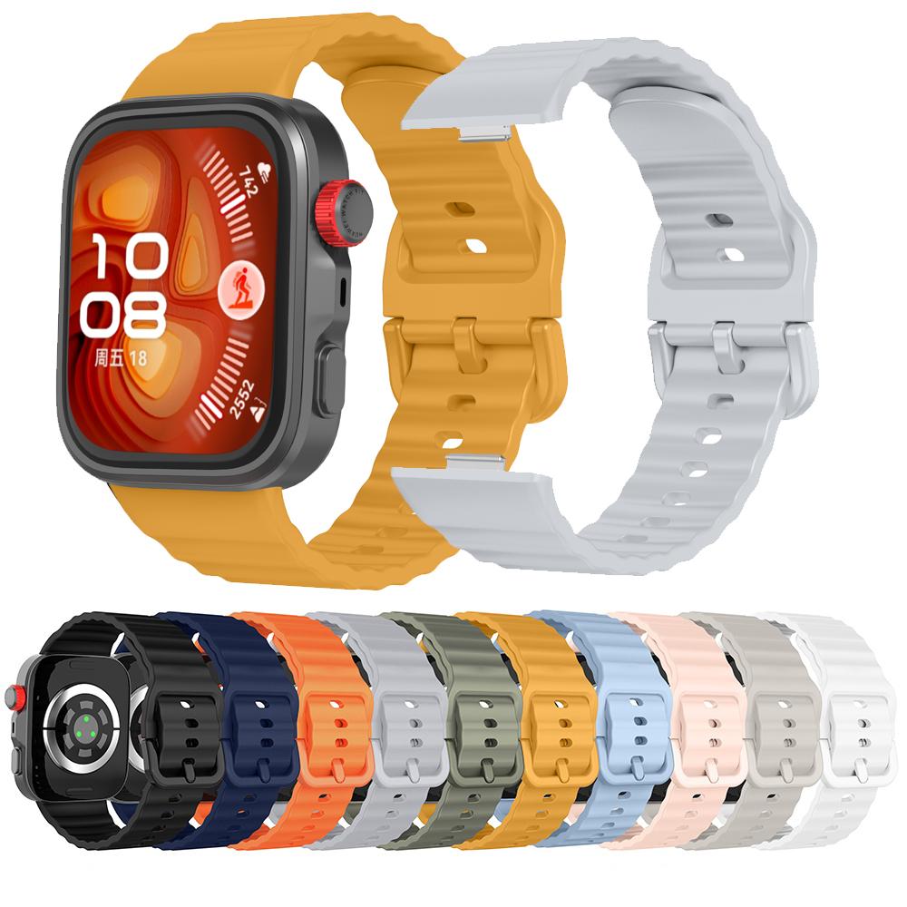 Sprot Silicone Bracelet For Huawei Watch Fit 4 pro 4 Strap Accessories wristband Replacement belt Correa Huawei watch fit 3 Band