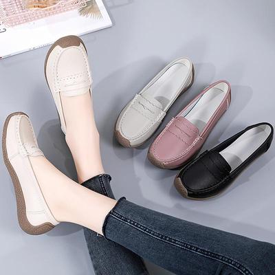 Spring/Autumn Female Leather Flat Flat Shoe Nurse Shoes