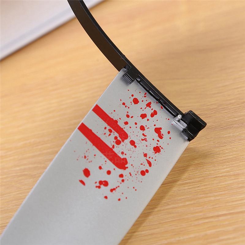 Good-8Pcs Halloween Horror Props Blood Ax Saws Knife Headband For Halloween Party Masquerade Props Head Hoop