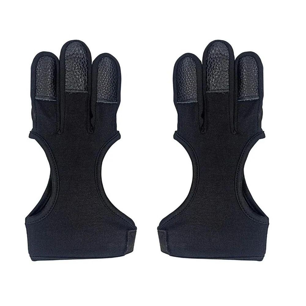 Breathable Recurve Bow Gloves Non-Slip Shooting Protective Gloves Teenagers Use