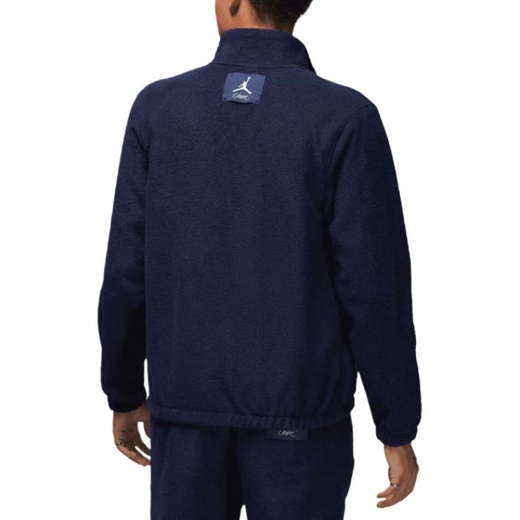 Air Jordan X Union Track Jacket College Navy/Coconut Milk Unisex Outerwear Blue DV7347-419