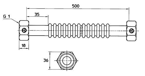 SANEI Benrikan Single-Prong SUS316L Drill, 25mm x 500mm Long, T12-25X500
