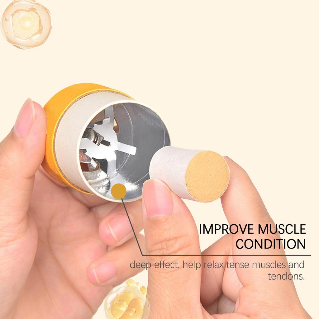Bee Herbal Moxibustion Heat Thermal Care Box Moxibustion Residue Moxa Stick Tempering Moxa Home To Care Joint Pain