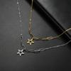 Cazador Trendy Kpop Star Necklaces for Women Stainless Steel Tassel Chain Necklace Party Birthday Gift Jewelry 2026 Wholesale