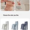 Men's Brushed Thermal Cotton Modal Crew Neck Underwear Set - Winter Thin Warm Set