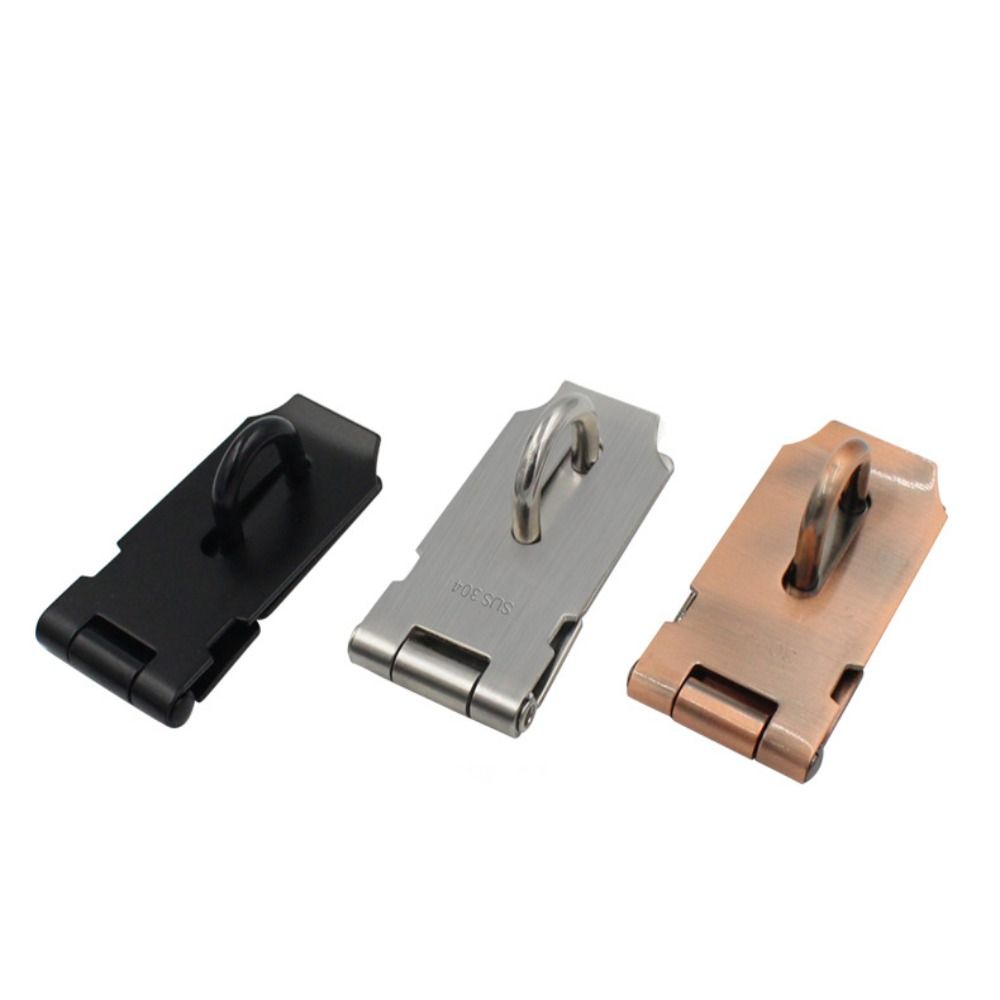 Household Padlock Hasp Stainless Steel Shed Latch Practical Door Clasp Lock