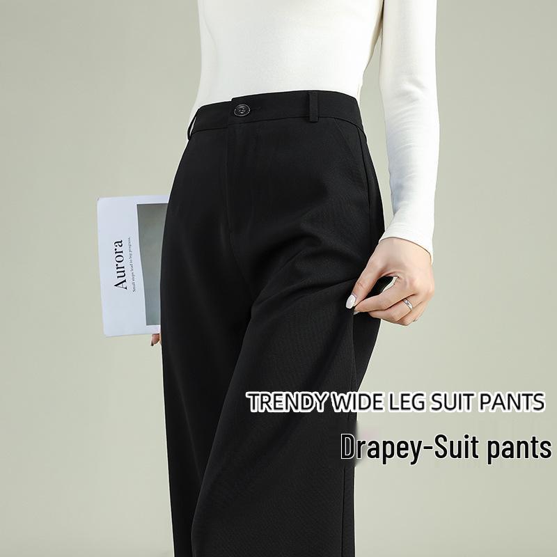 

Spring 2025 Women s Black Wide & Narrow Leg Suit Pants L