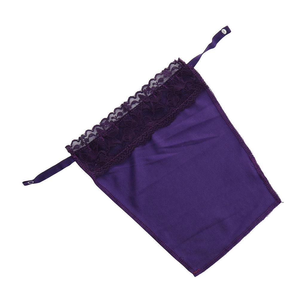 Lace Strapless Modesty Tube Top with Nipple Covers