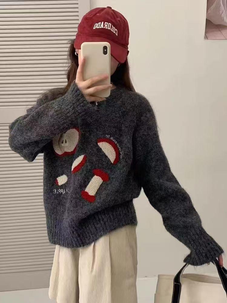 Lazy Chic Milky Soft Women's Sweater - Autumn/Winter Versatile Knitwear