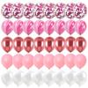 40Pcs Confetti Balloons Wedding Decoration Matte Globos New Year Birthday Party Decorations Baby Shower Supplies