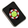 Golf Putt Green Reader with Iron Box Detachable Level Reading Golf Hat Clip Marker Green Reading Tool Golfer Gift