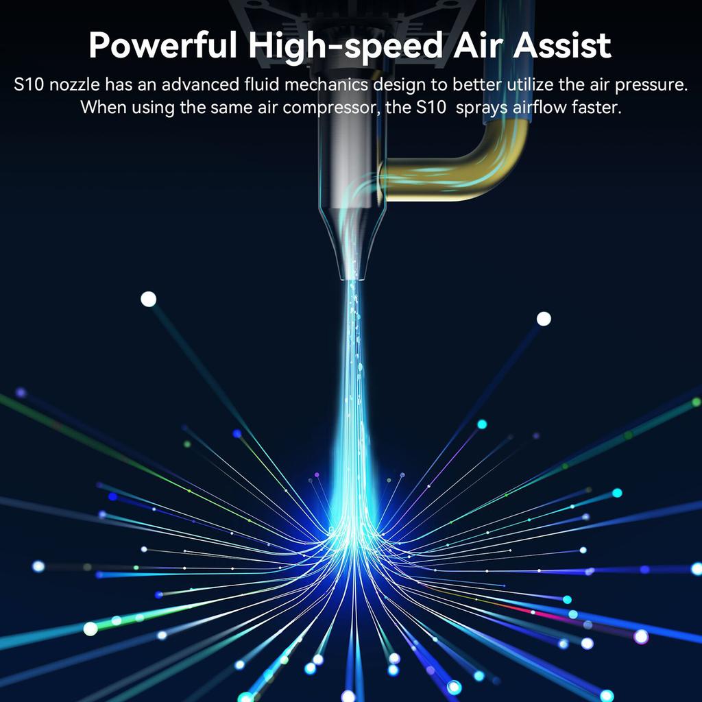 SCULPFUN S10 Laser Engraving Machine 10W High-density Laser Engraver High-speed Air Assist