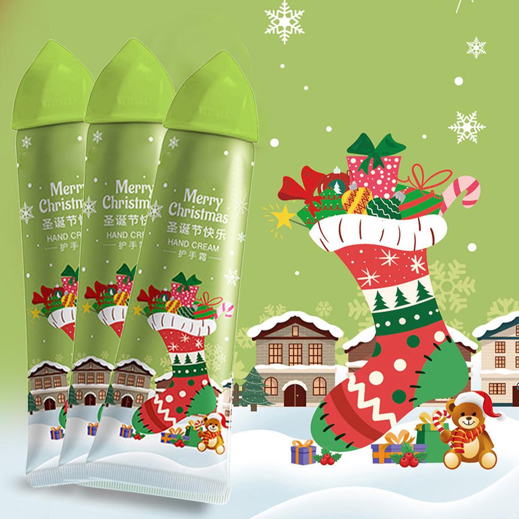 Holiday Hand Cream Trio Winter Care Moisturizing Gift Set Travel Friendly Hand Lotion for Nourishment and Dry Skin
