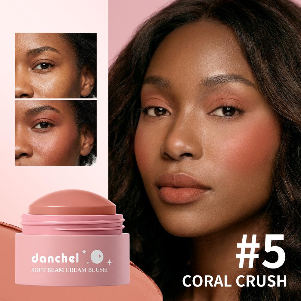 Xiaomi Natural Looking Matte Blush Stick Soft Cream Blush Balm Waterproof Long Lasting Hydrating Lightweight Blendable Cheek Cosmetics