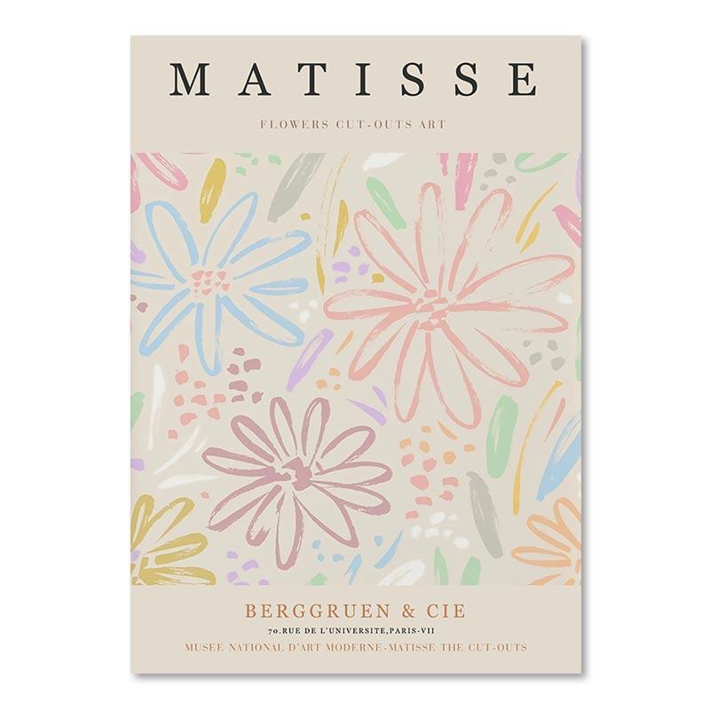 

Абстрактная картина Анри Матисса на холсте, эстетические датские пастельные постеры и принты, современные настенные художественные картины для декора гостиной 21x30cm No Frame