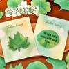 Office School Supplies Simulated Leaf Sticky Notes for Students with Good Looks Maple Message Cute Leaves N Times Kawai Lovely