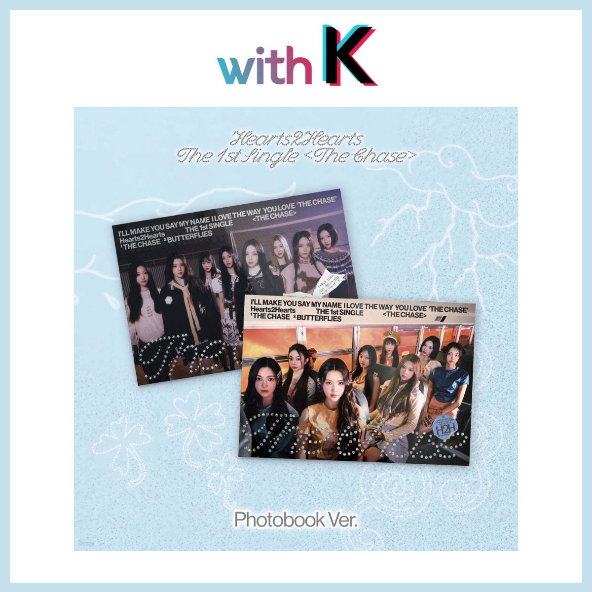 

Hearts2Hearts - The Chase / 1st Single Album (PhotoBook ver.) B (Orange)