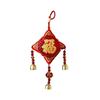 Handmade Chinese Fu Word Wind Chimes Red Lucky Lion Sachet Pendant  Spring Festival