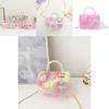 Fashionable Chic Children's Handbag Adorable Mini Pu Pearl Tote For All Genders