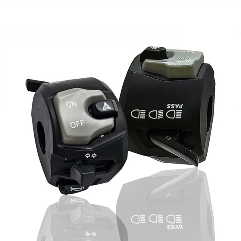 Universal Multi-Function Motorcycle Handlebar Switch Assembly for GSX Horn Headlight Electric Start Control Switch Replacement