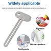 Metal Manual Cosmetic Squeegee - Multi-functional Toothpaste/Cream Squeegee, Suitable for Home and Salon Use, Keychain Design