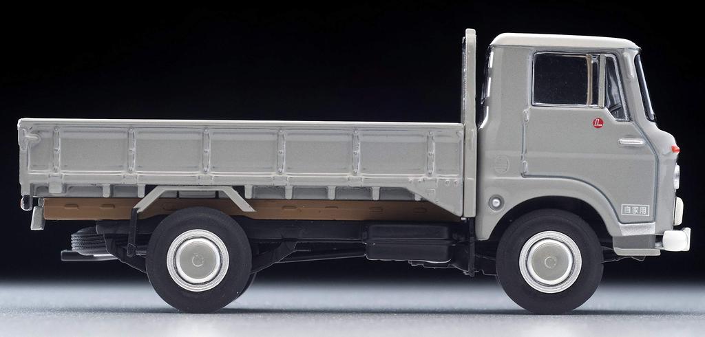 Tomica Limited Vintage Scale Isuzu Elf 1966 Finished Part Number 312000 1/64 LV-191a High-Floor Truck, Model, Gray, Product,