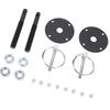 Aluminum Alloy Hood Pin Set Flip Over Universal Car Bonnet Catch Pin Kit for Sedans Trucks