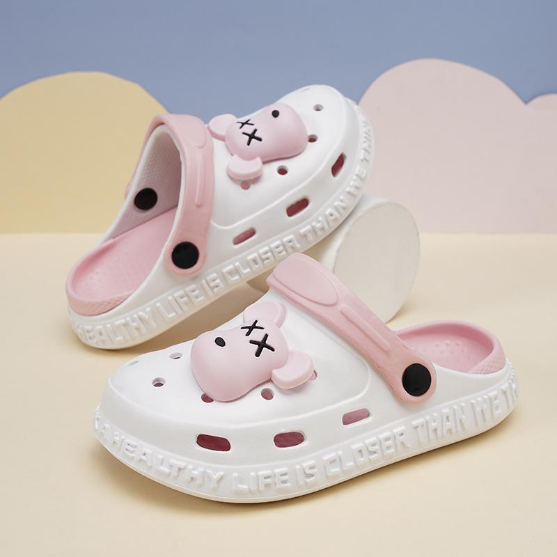 Cartoon Trendy Duck Summer Footwear Soft Nonslip Eva Clogs For Kids Of Ages All
