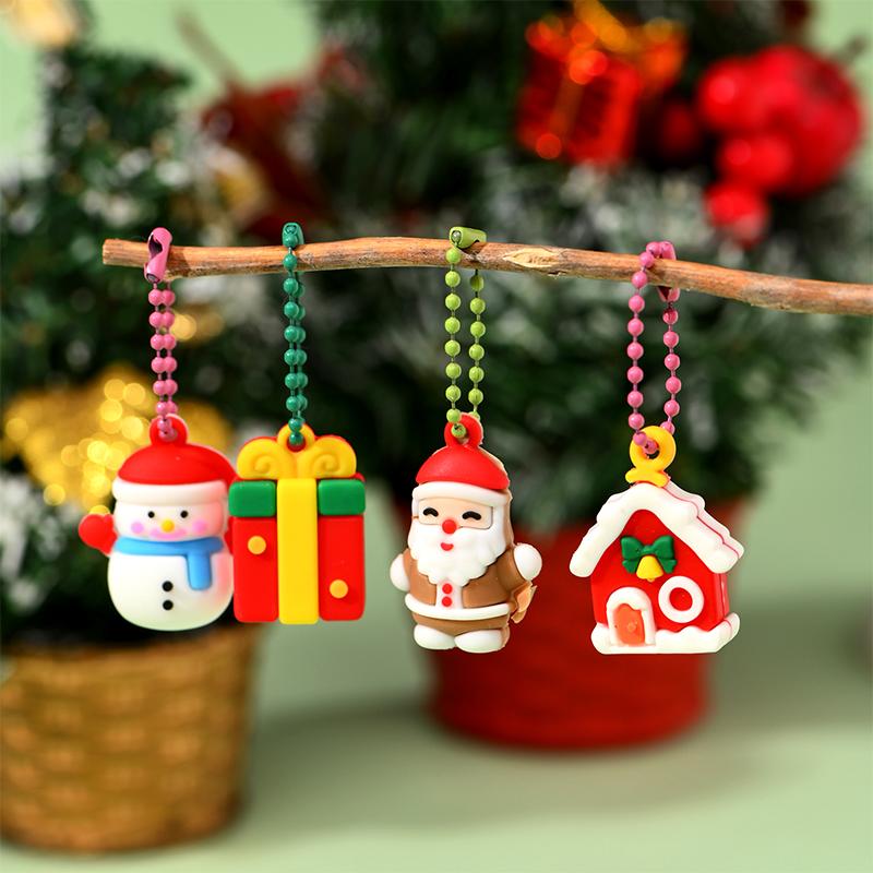 Neuer Weihnachten 12-teiliger Blindbox-Puppen-Schlüsselanhänger/Geschenk für Kinder, Schüler und als Belohnung/Geschenk für Veranstaltungen.