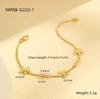 Popular New Products Flower Diamonds Fashion Light Luxury Stainless Steel Bracelet Versatile Simple Stacked Jewelry