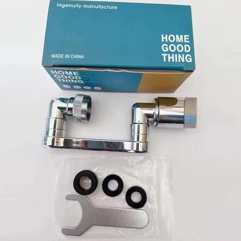 Black/Sliver Universal 1080° Free Rotation Faucets Extender Sprayer Head Copper Kitchen Faucet Aerator Water Tap Nozzle