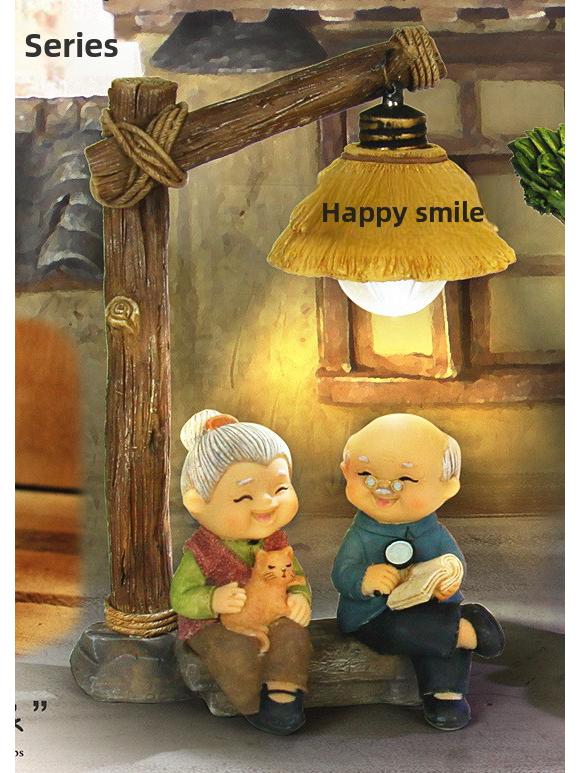 "Decor creativ pentru casă cuplu japonez în vârstă pentru nunți și cadouri - Model 935-1"