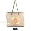 Chanel Lipstick CC CC Mark Logo Double Chain Shoulder Bag Tote Bag